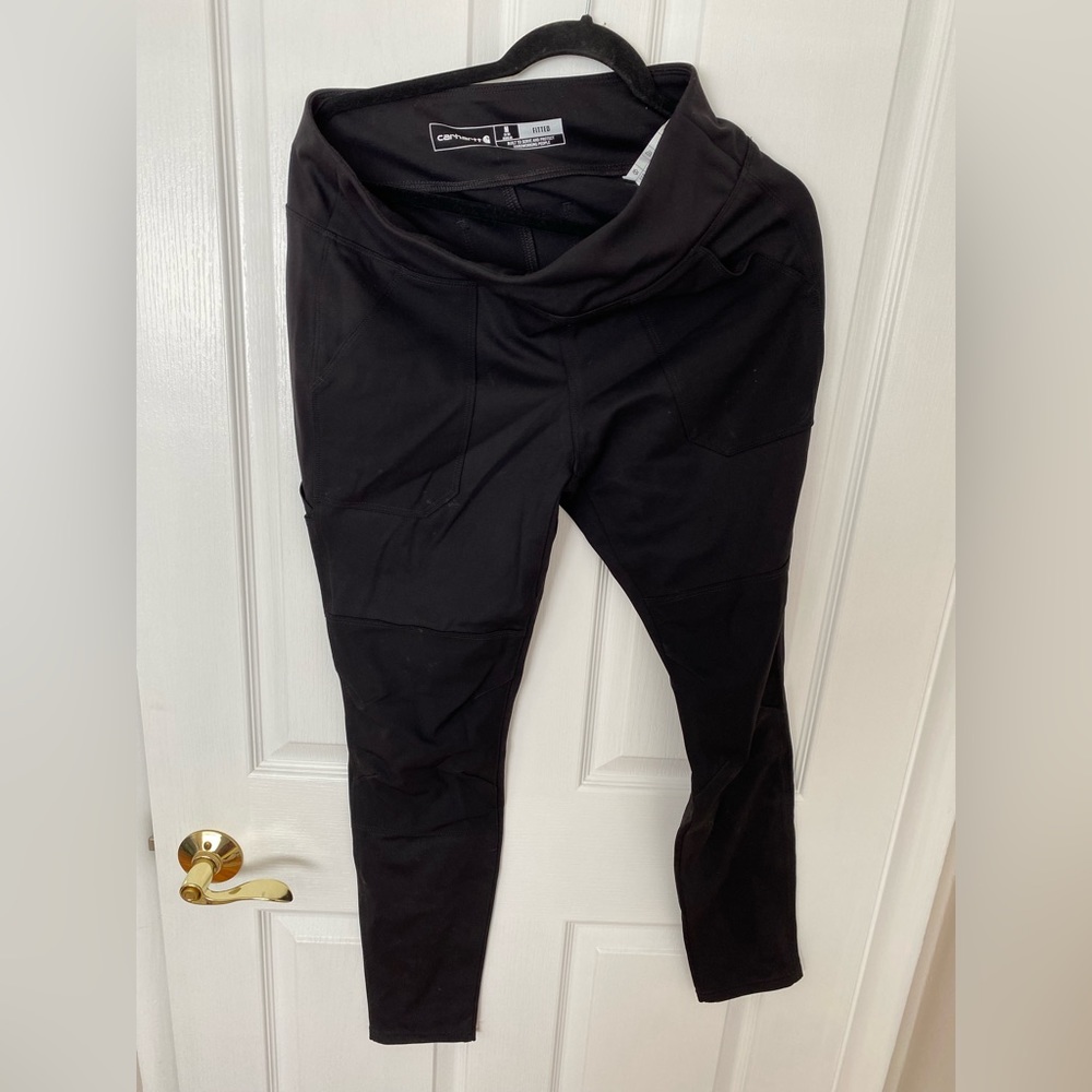 Carhart t fitted black pants size medium